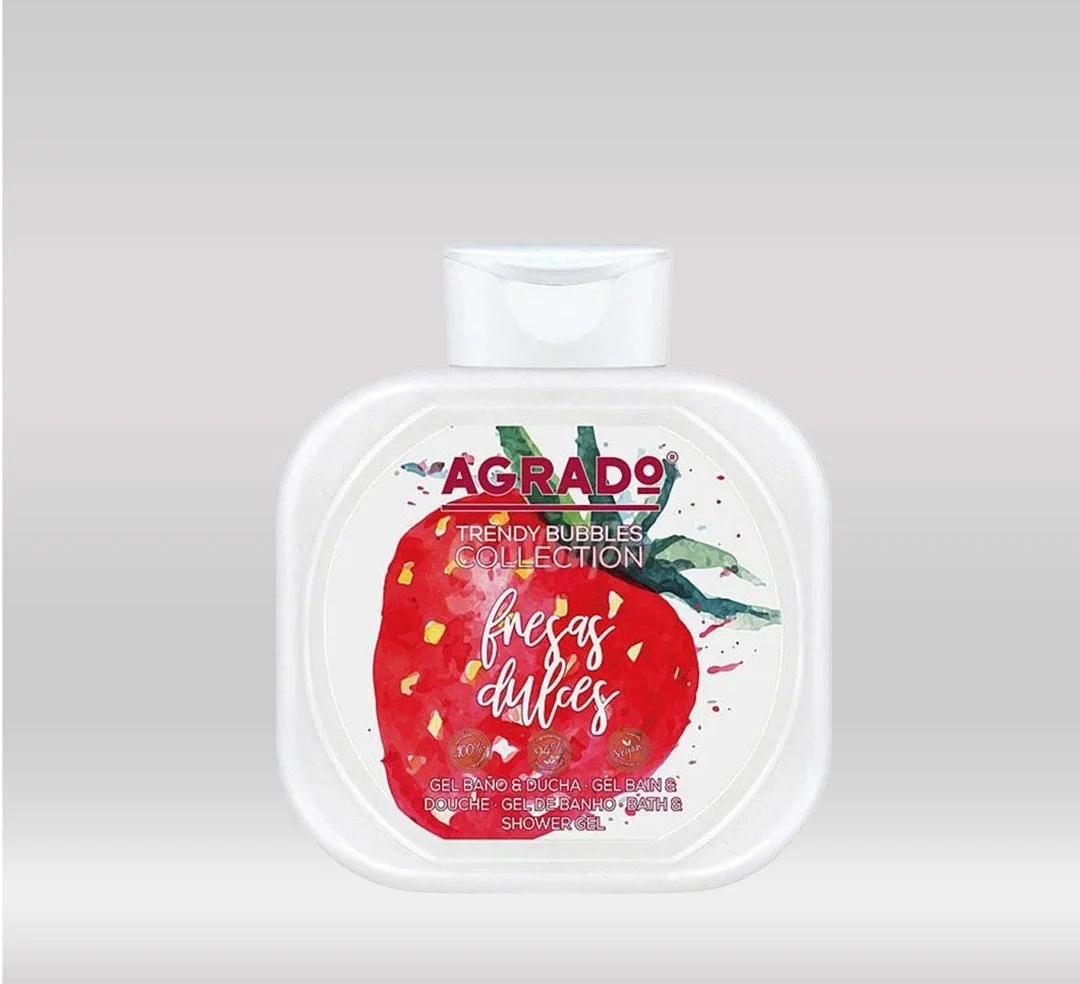 AGRADO SHOWER GEL 750ML - STRAWBERRY 1X8