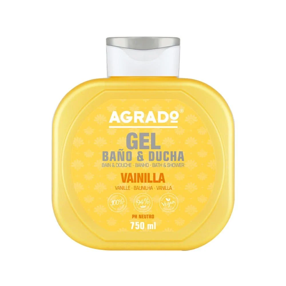 AGRADO SHOWER GEL 750ML - VANILLA 1X8