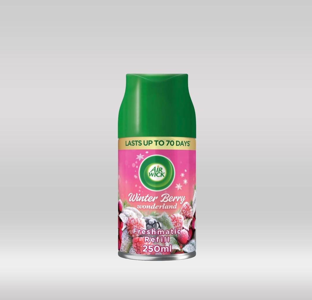AIRWICK REFILL 250ML - WINTER BERRY 1X4