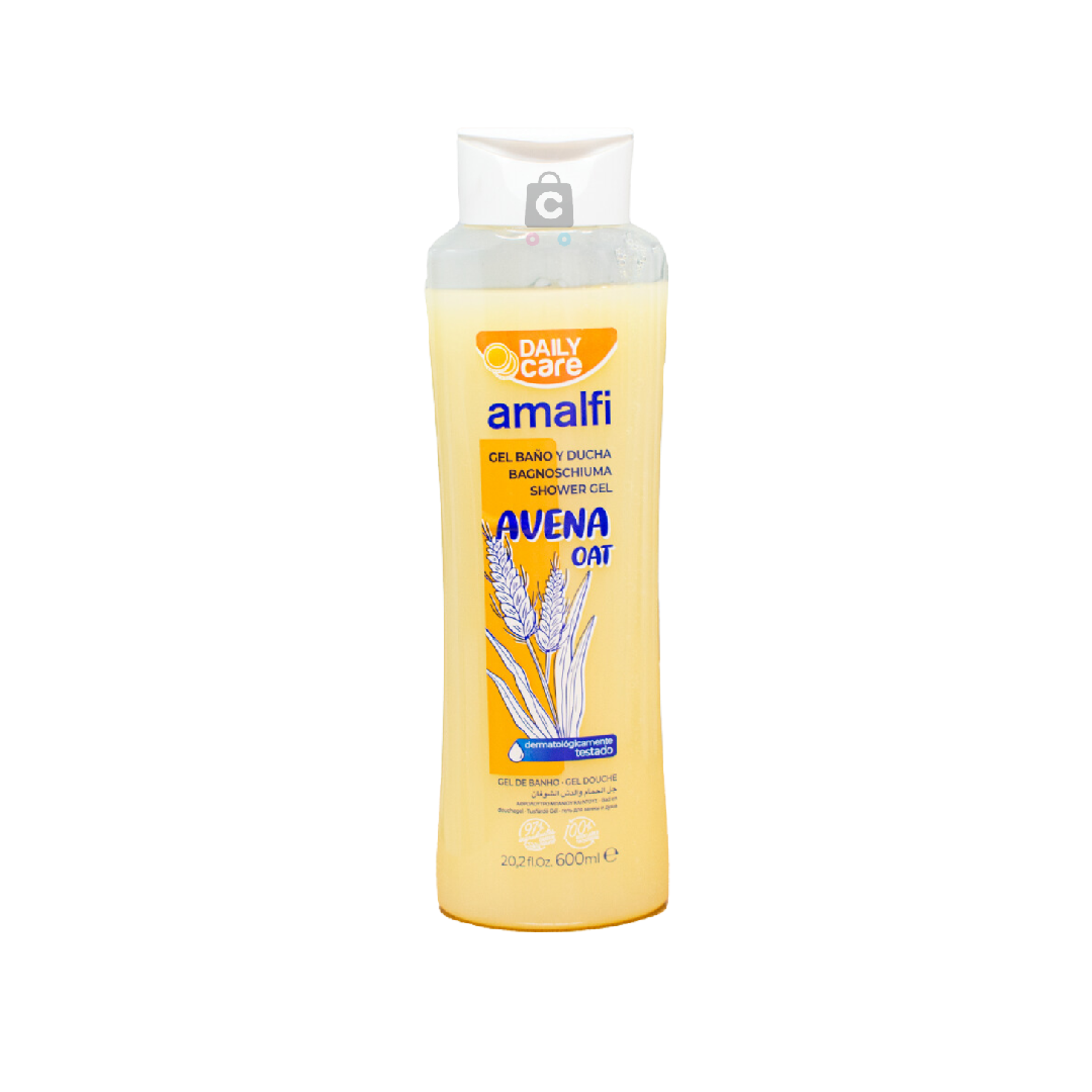 AMALFI DAILY CARE BATH GEL 600ML - AVENA 1X12