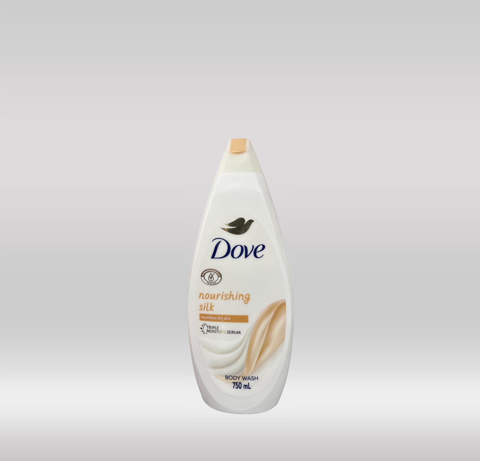 DOVE BATH GEL 750ML -  NOURISHING SILK 1X16