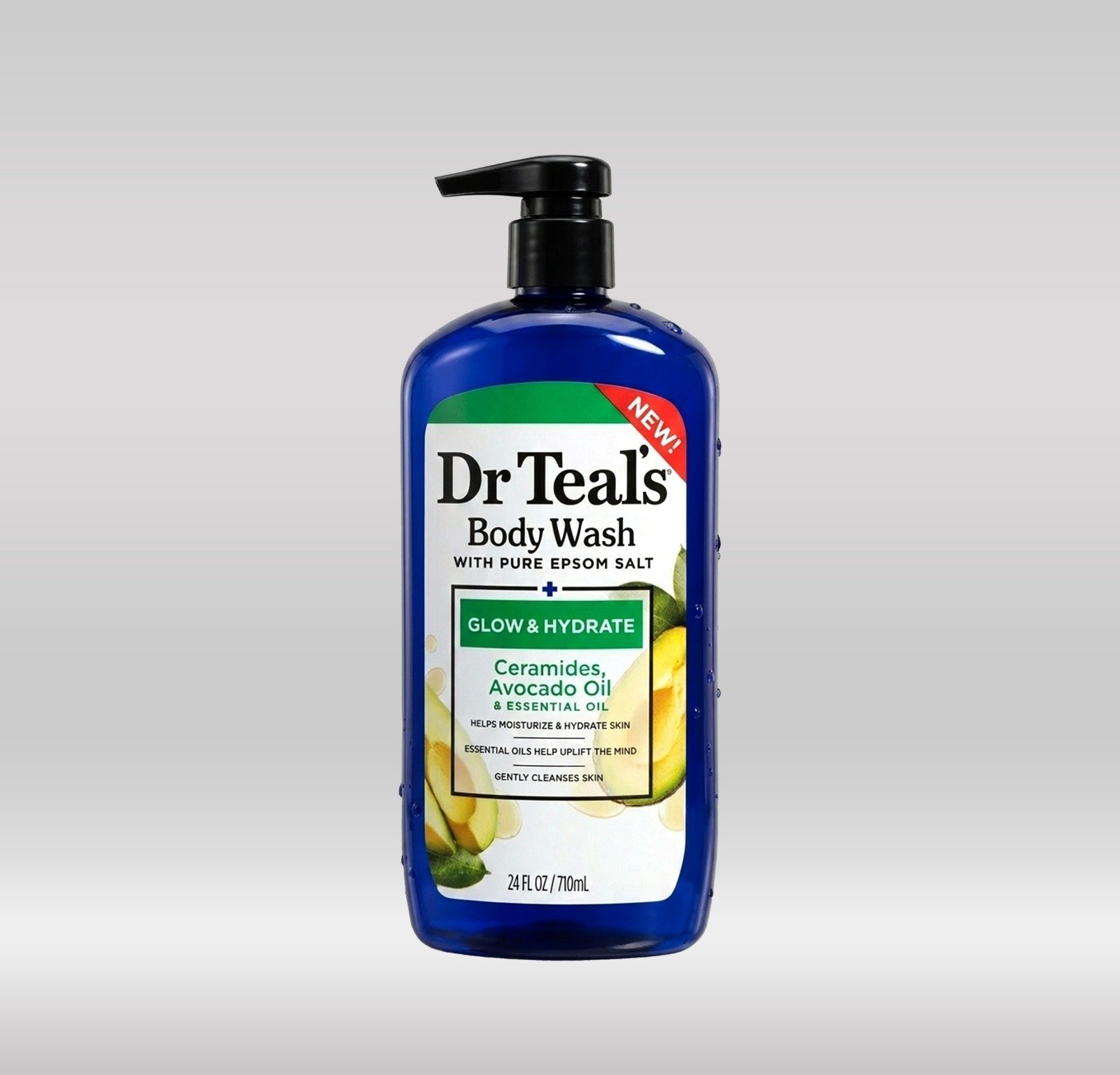 DR. TEAL'S BODY WASH 710ML - GLOW & HYDRATE 1X4