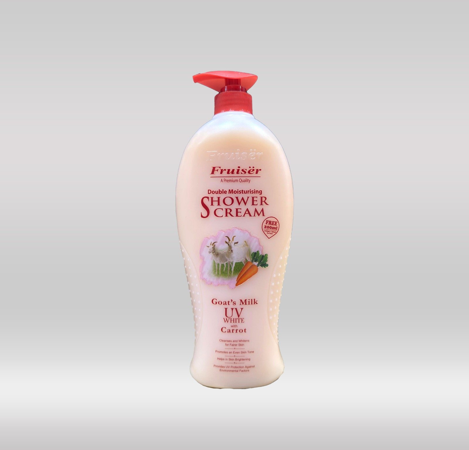 FRUISER SHOWER CREAM WITH CARROT 1200ML 1X12