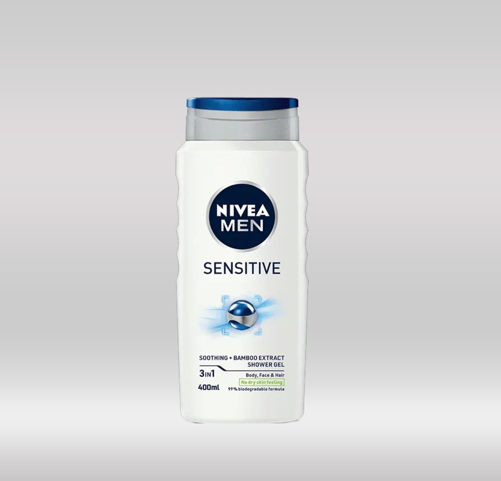 NIVEA SHOWER GEL MEN 400ML - SENSITIVE 1X12