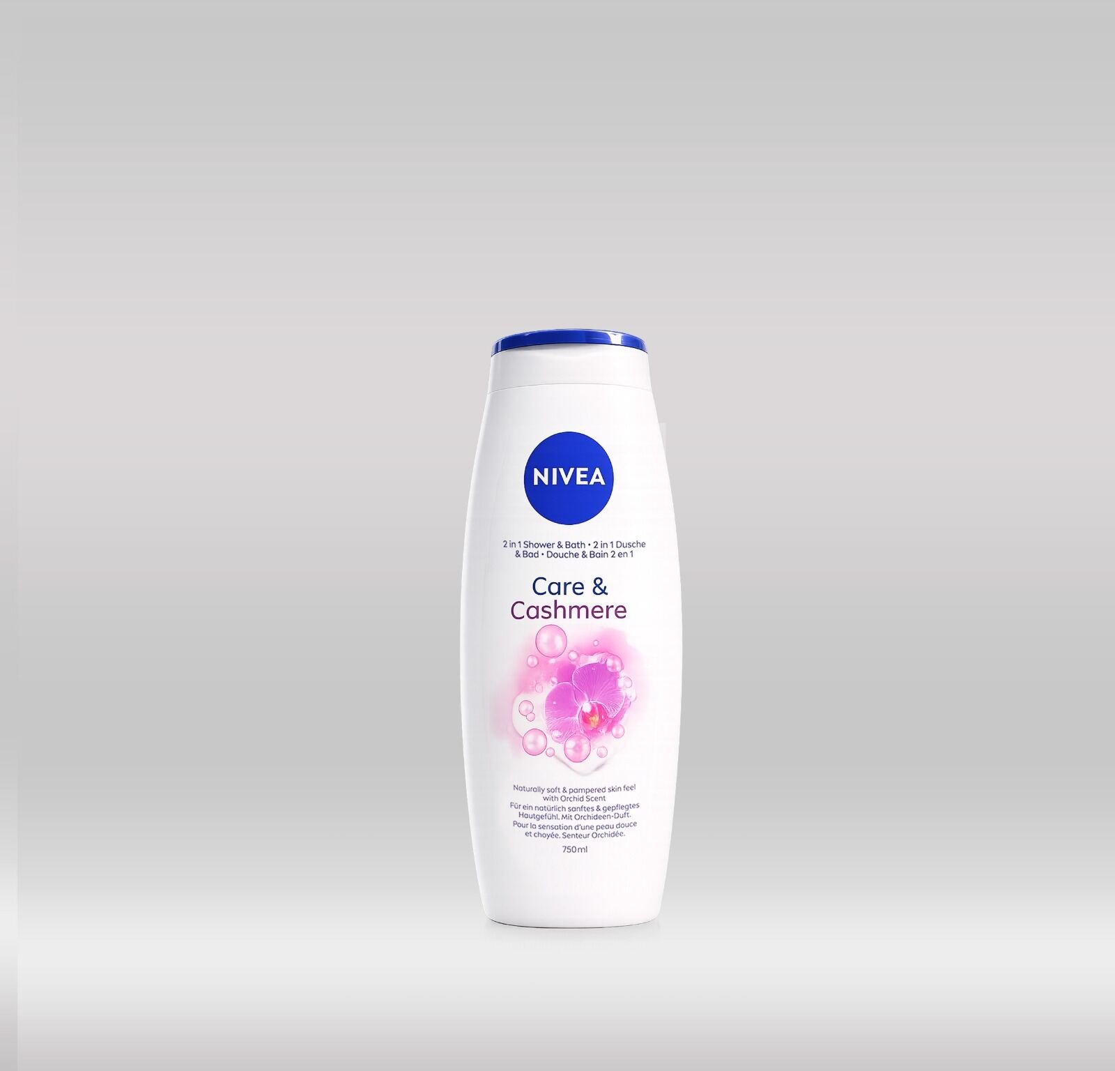 NIVEA SHOWER GEL 750ML - CARE & CASHMERE 1X12