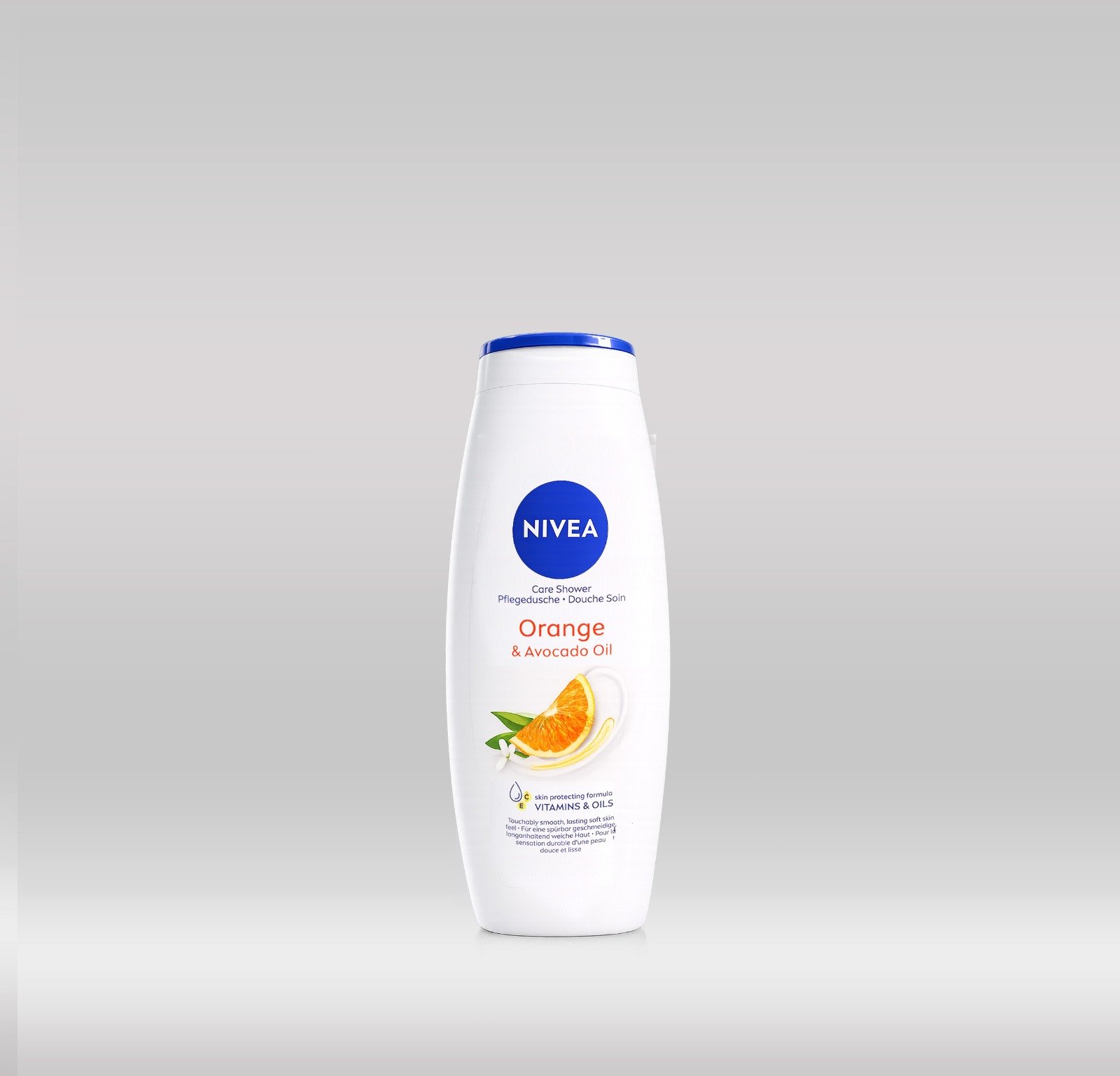 NIVEA SHOWER GEL 750ML - ORANGE & AVOCADO OIL 1X12