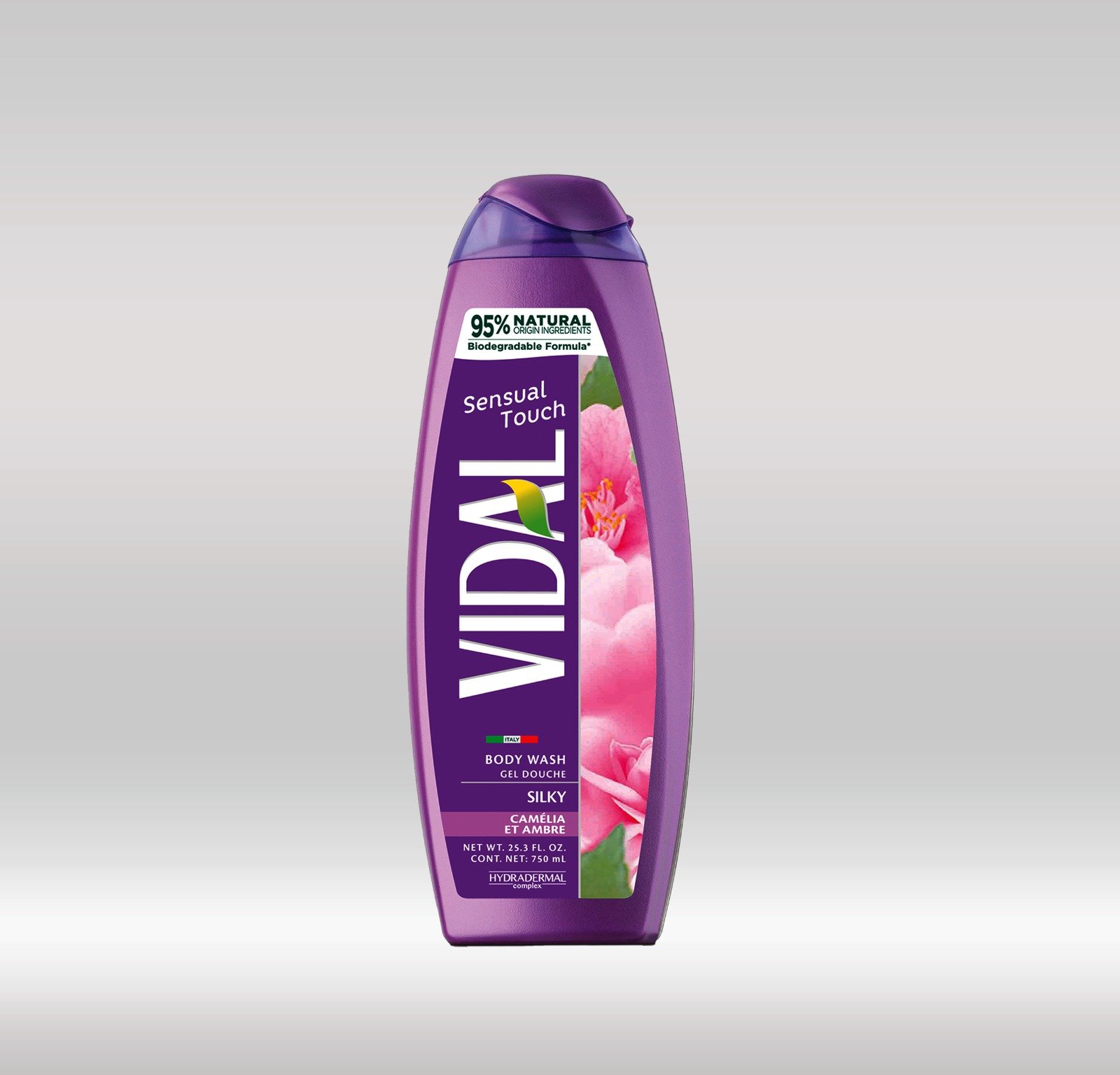 VIDAL SHOWER GEL 750ML - SENSUAL TOUCH 1X12