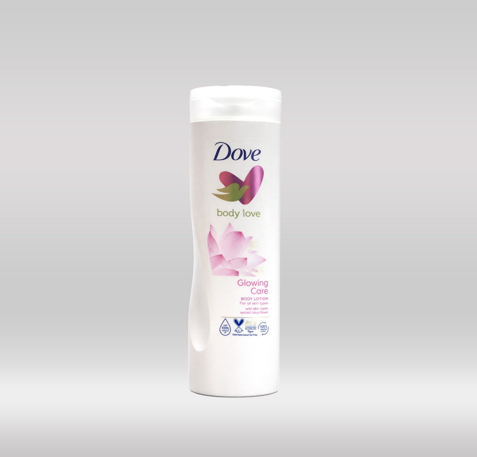 DOVE BODY LOTION 400ML - GLOWING CARE 1X12