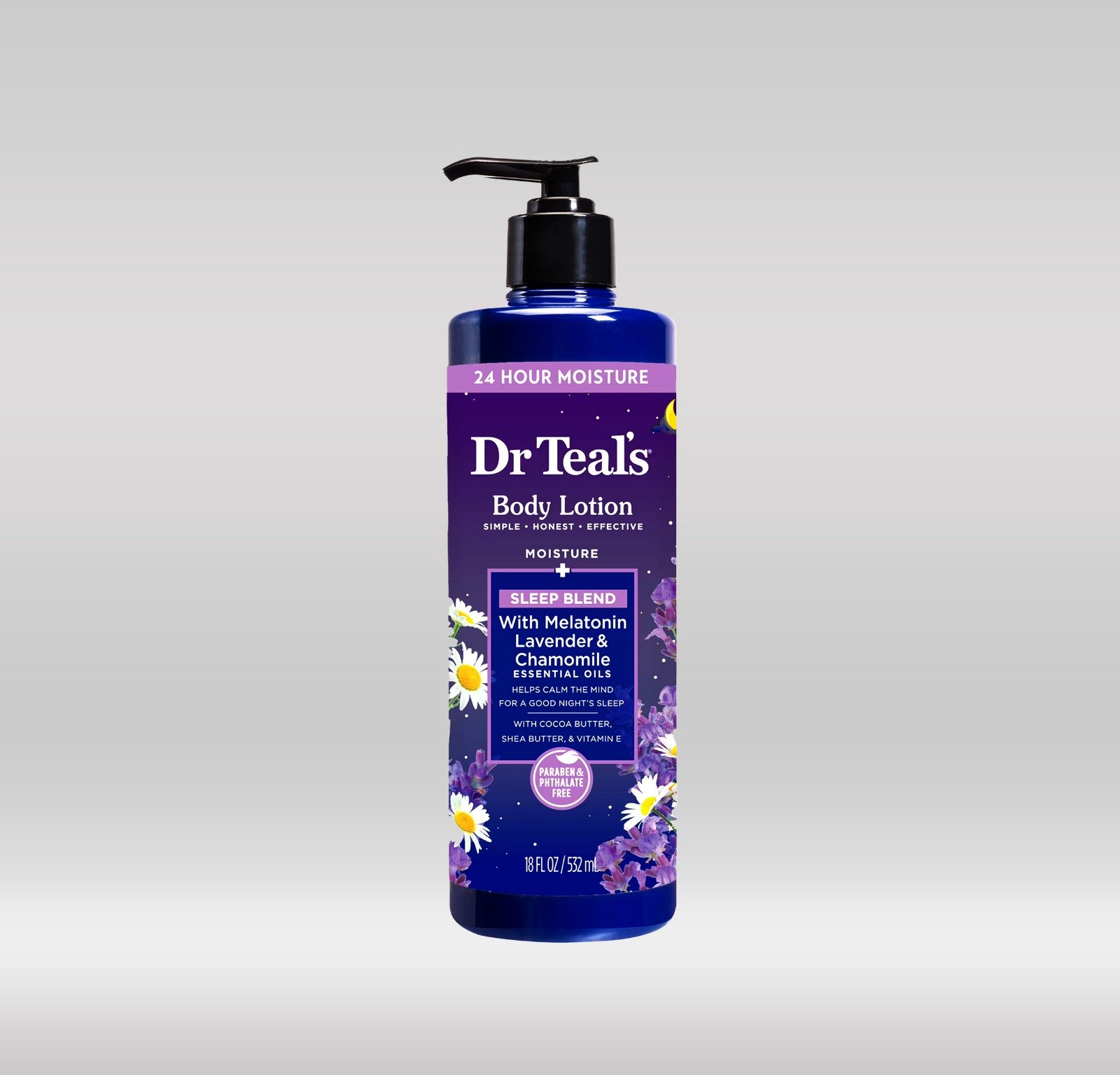 DR. TEAL'S BODY LOTION 532ML - SLEEP MELATOMIN 1X12