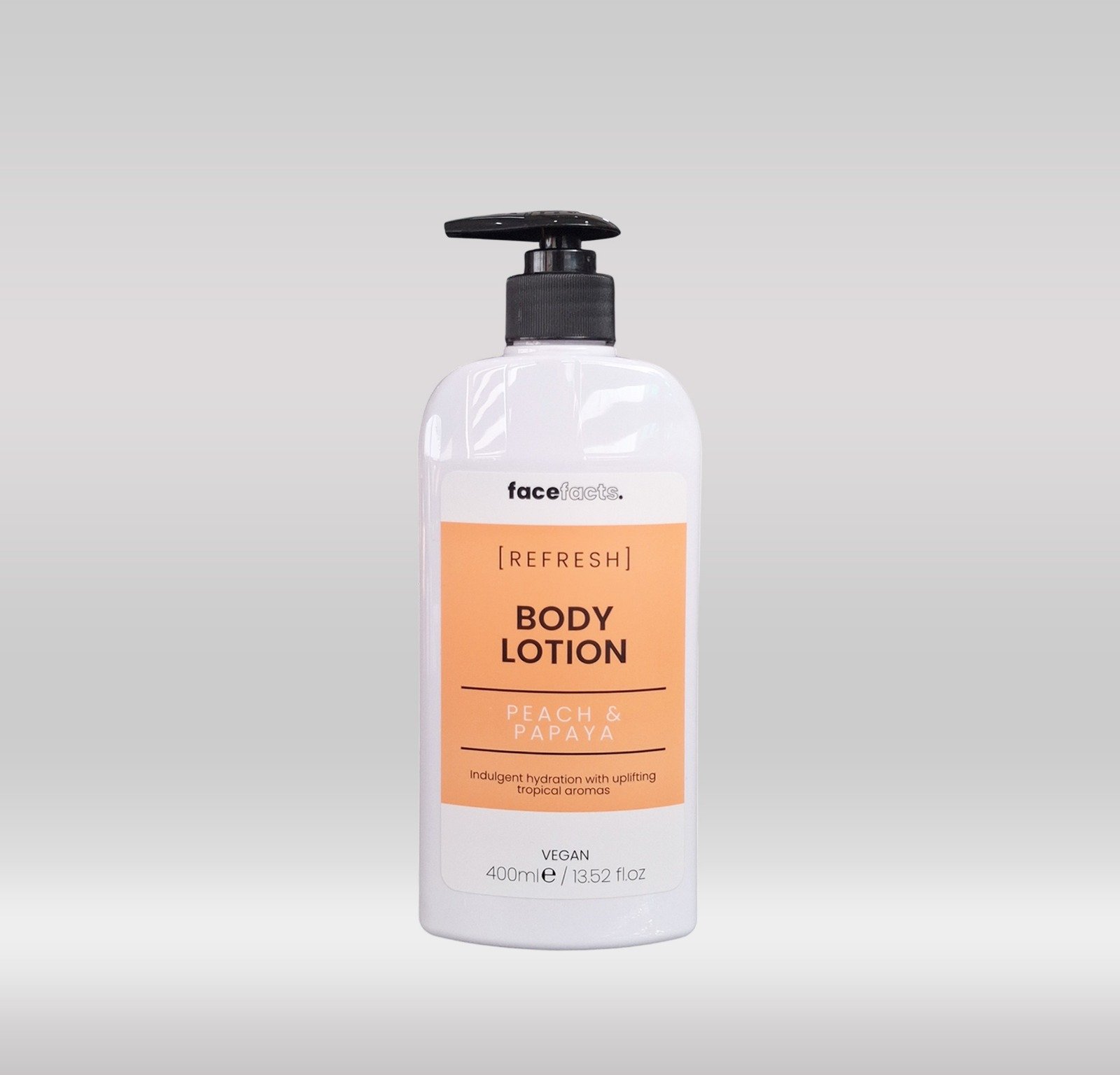 FACE FACTS BODY LOTION 400ML - PEACH & PAPAYA 1X12