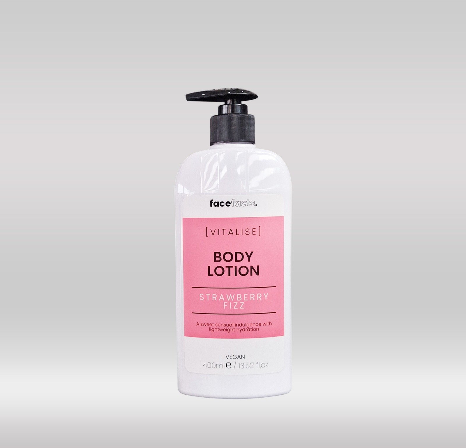 FACE FACTS BODY LOTION 400ML - STRAWBERRY FIZZ 1X12