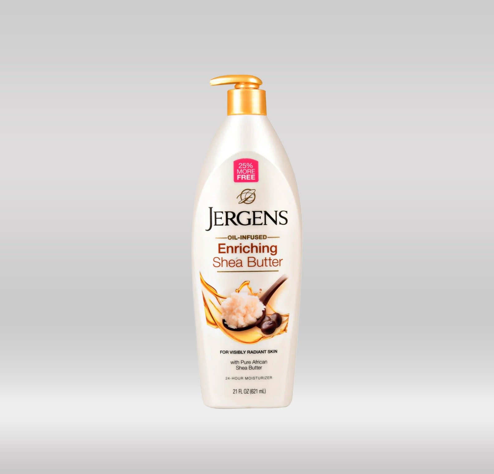 JERGENS BODY LOTION 621ML - SHEA BUTTER 1X6