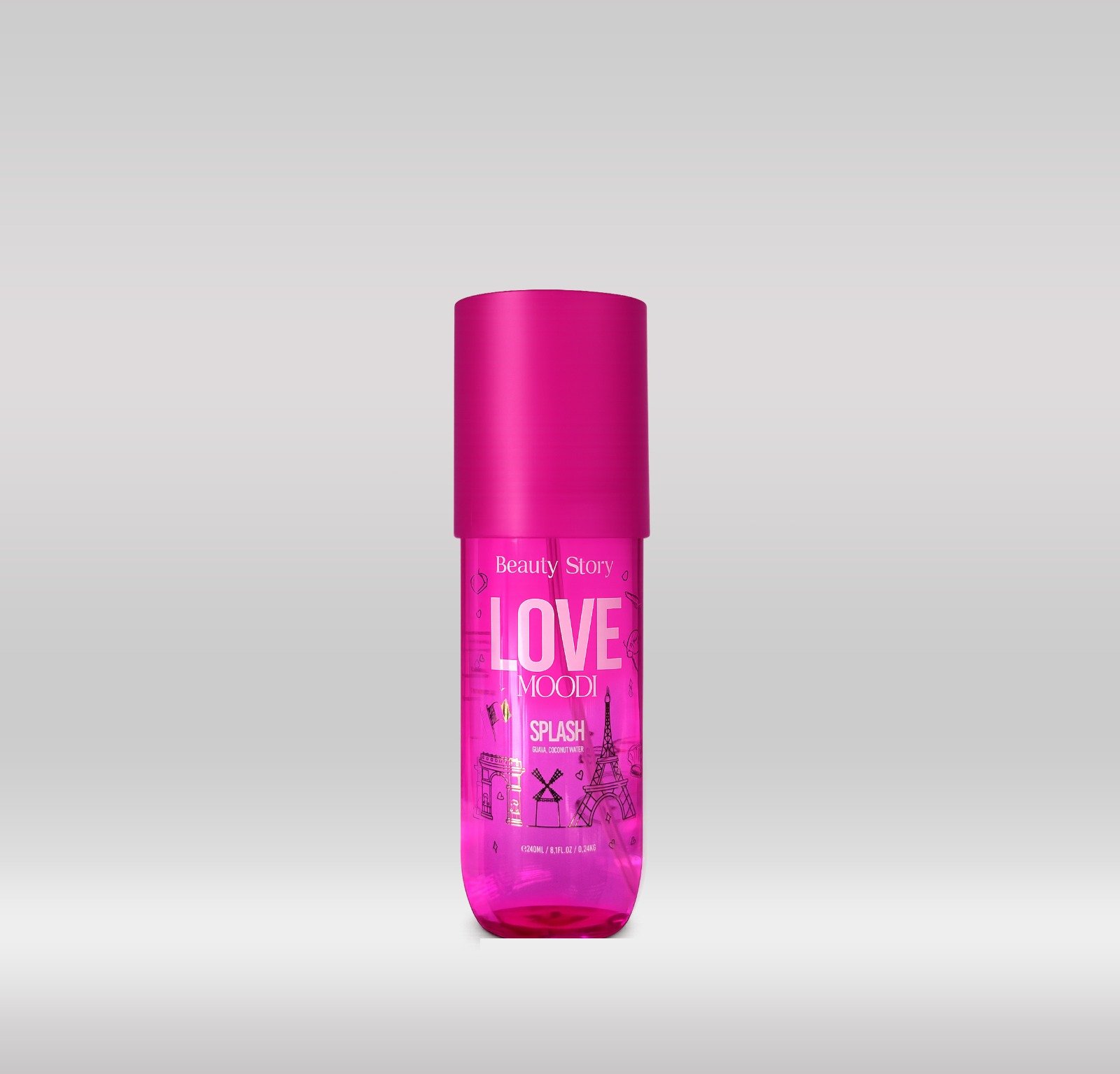 BEAUTY STORY BODY SPLASH 240ML - LOVE MOODI