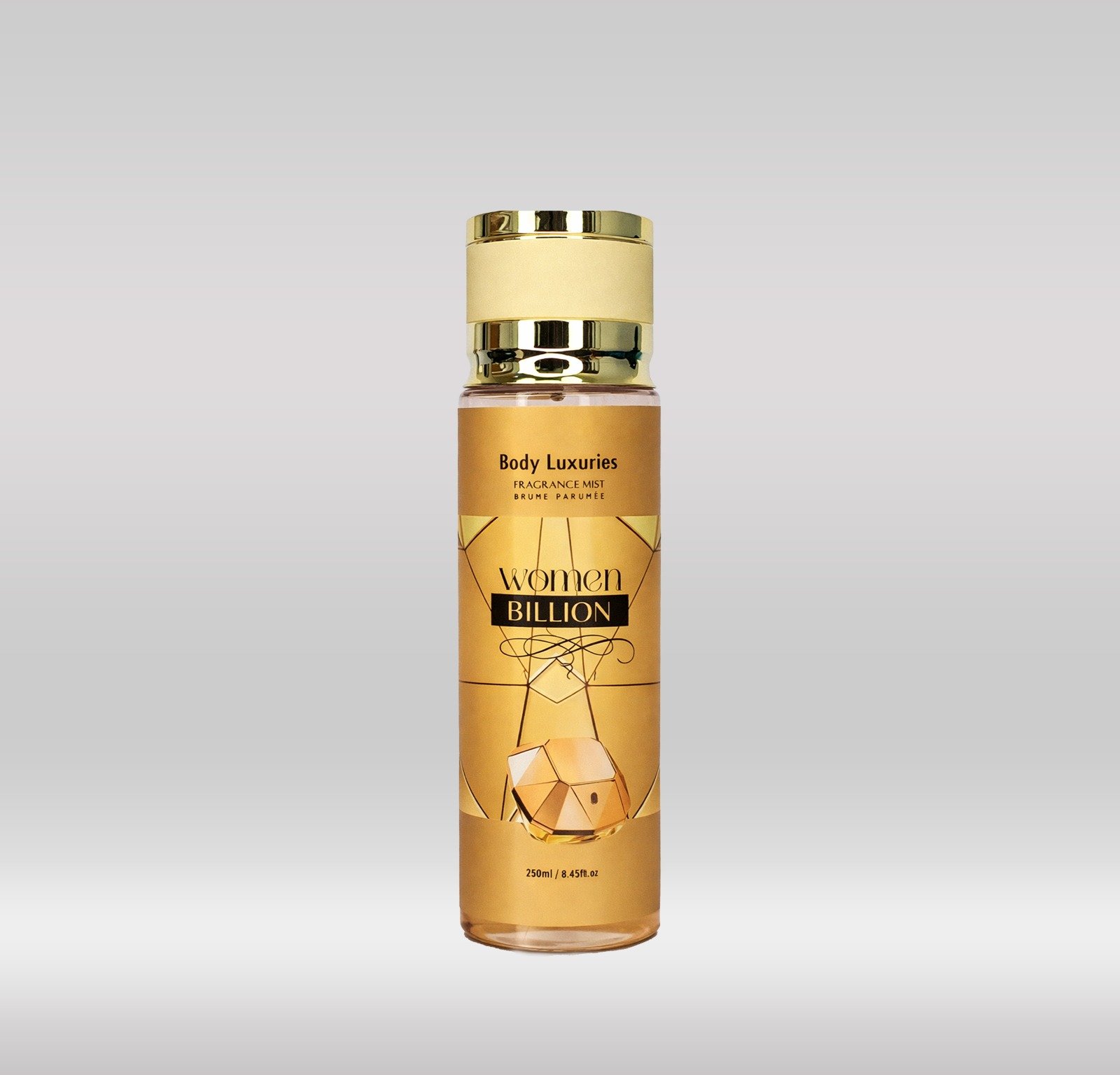  BODY LUXURIES FRAG. MIST 250ML - BILLION WOMEN