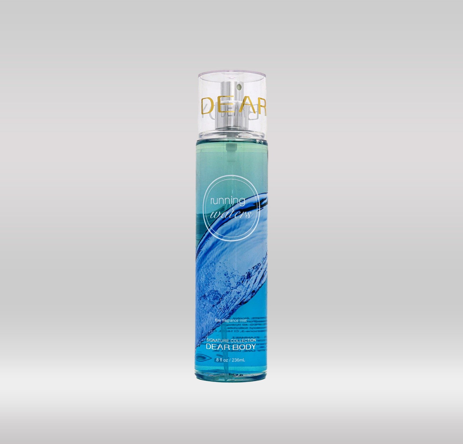 DEAR BODY FINE FRAG. MIST 236ML - RUNNING WATERS 1X48