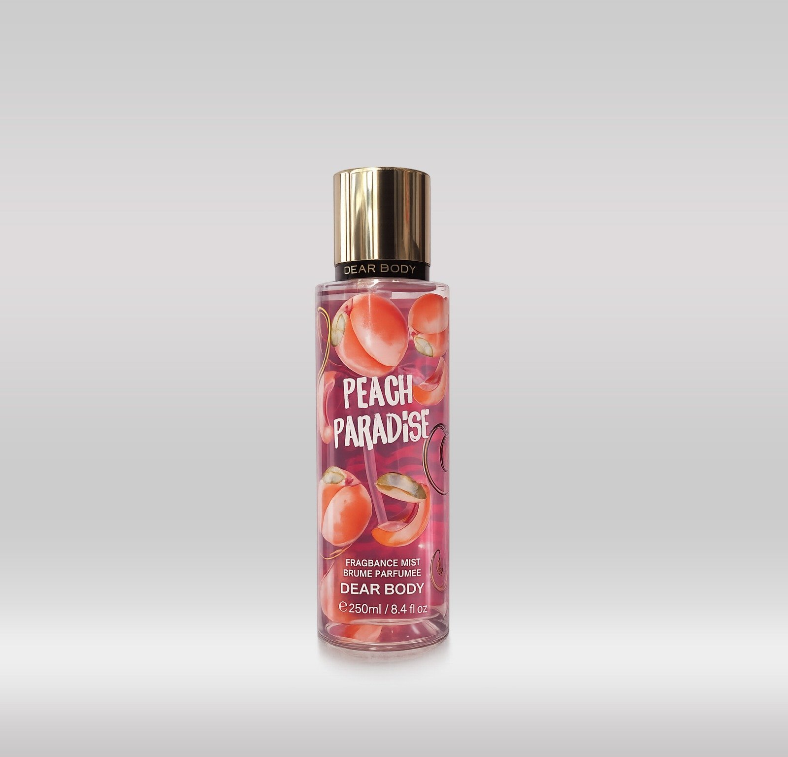 DEAR BODY FRAG. MIST 250ML - PEACH PARADISE 1X48