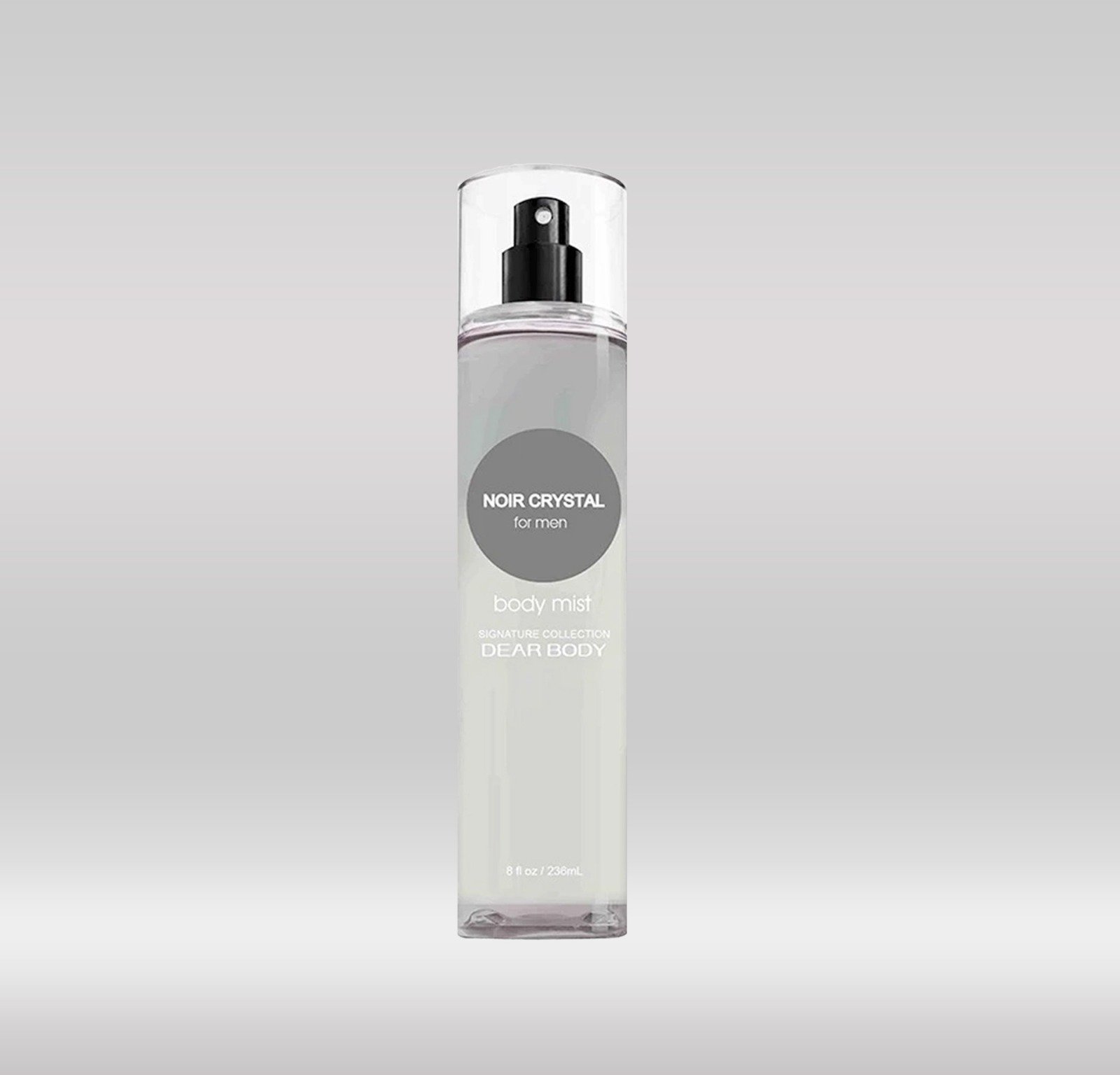 DEAR BODY MIST 236ML - NOIR CRYSTAL FOR MEN 1X48