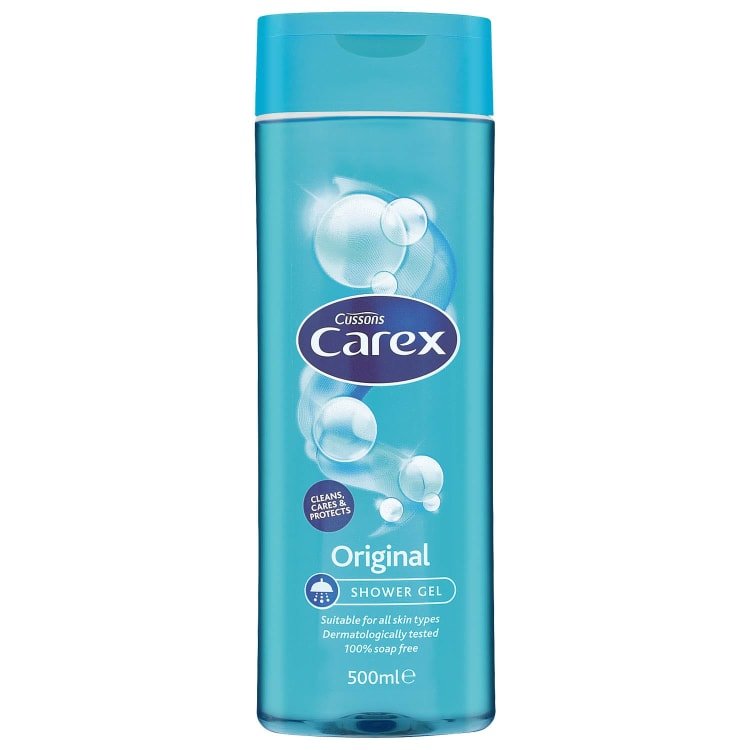CAREX SHOWER GEL 500ML - ORIGINAL 1X6