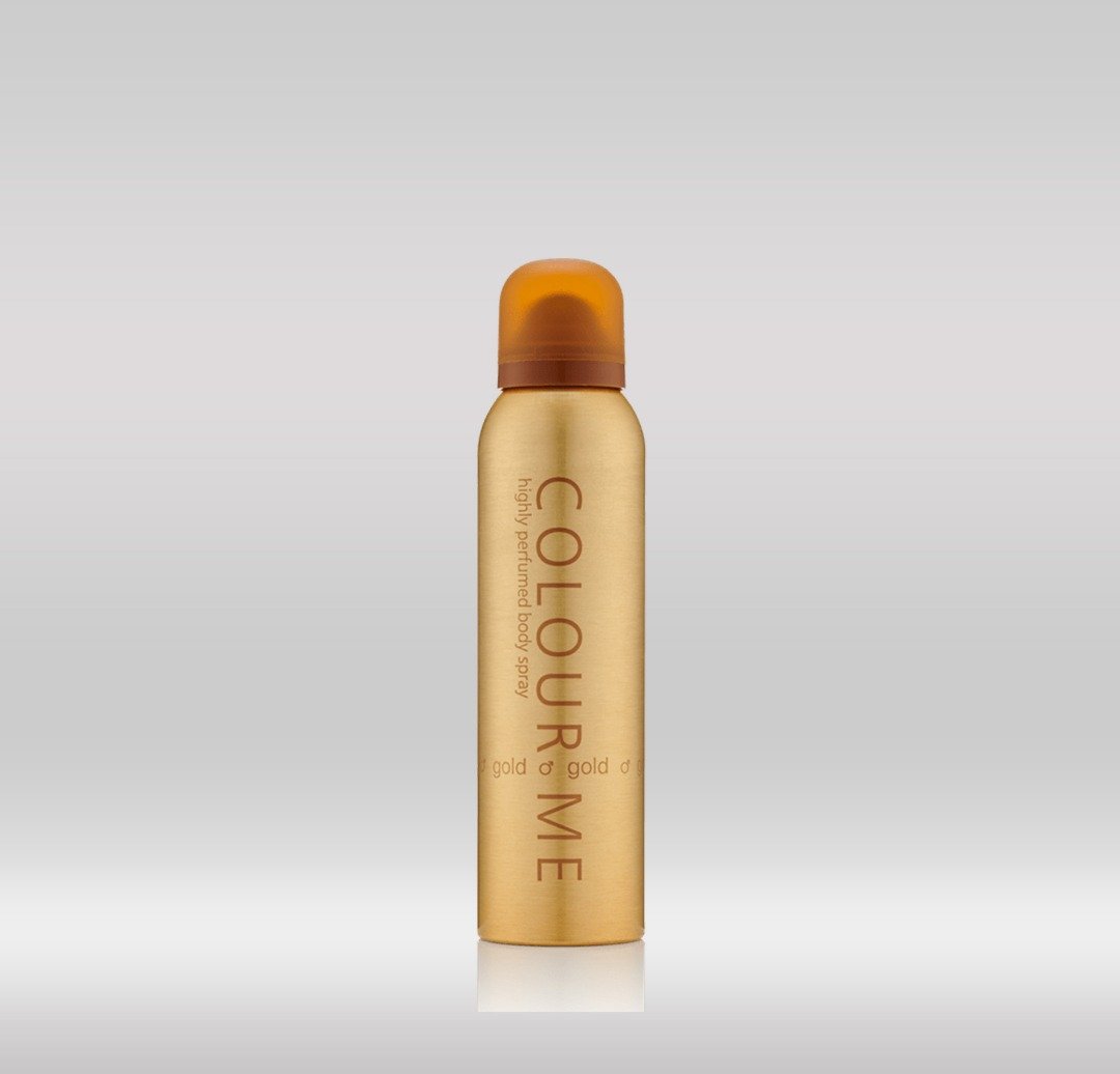 COLOUR ME BODY SPRAY 150ML HOMME GOLD 1X72
