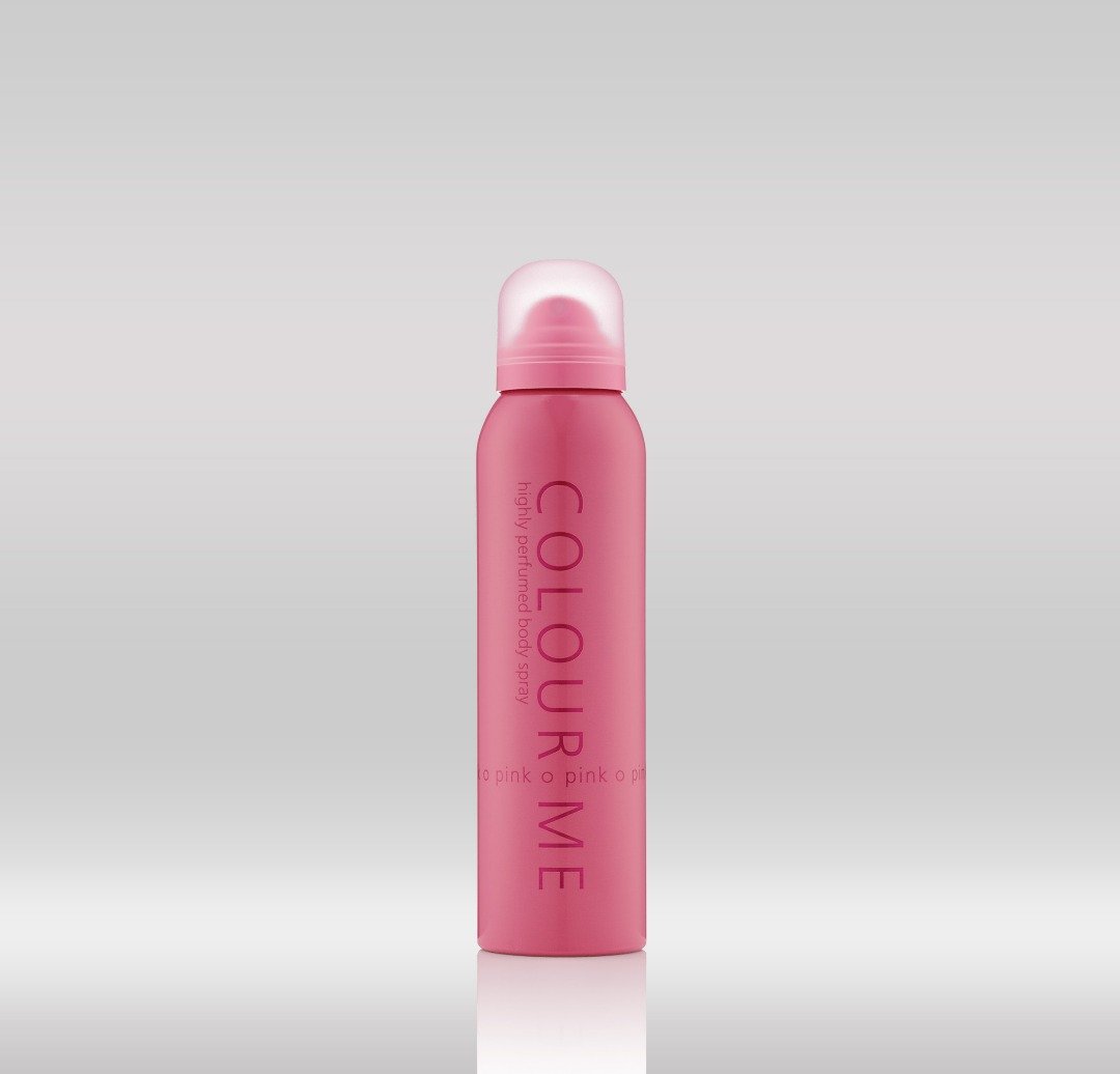COLOUR ME BODY SPRAY 150ML PINK 1X72