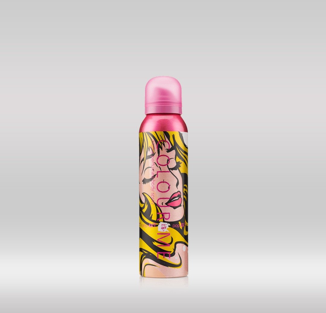 COLOUR ME BODY SPRAY 150ML POP ART 1X72