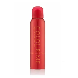 COLOUR ME BODY SPRAY 150ML RED 1X72