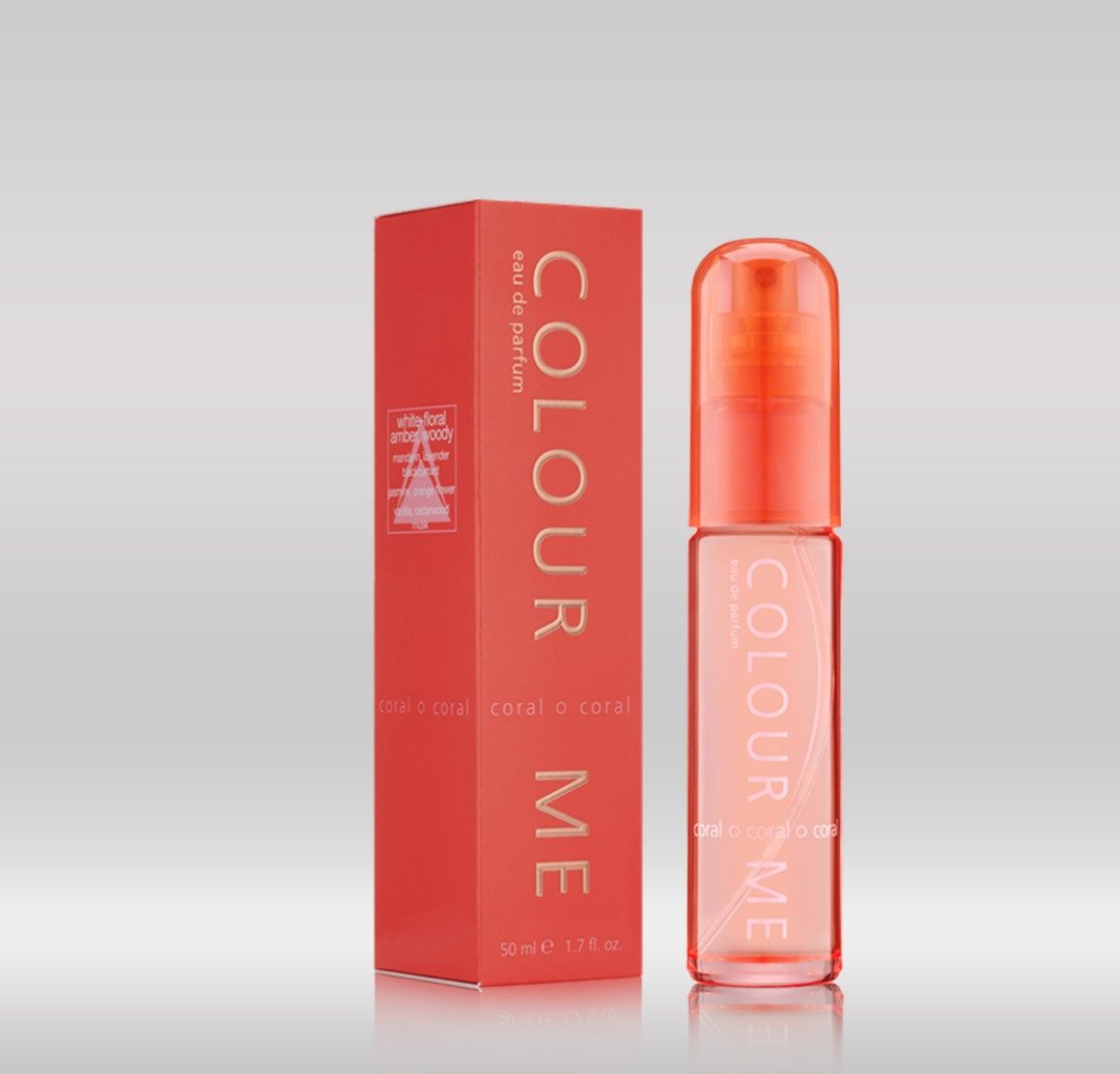 COLOUR ME PERFUME 50ML - CORAL 1X72