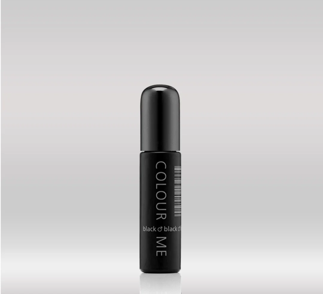 COLOUR ME ROLL ON PERFUME 10ML - BLACK 1X144