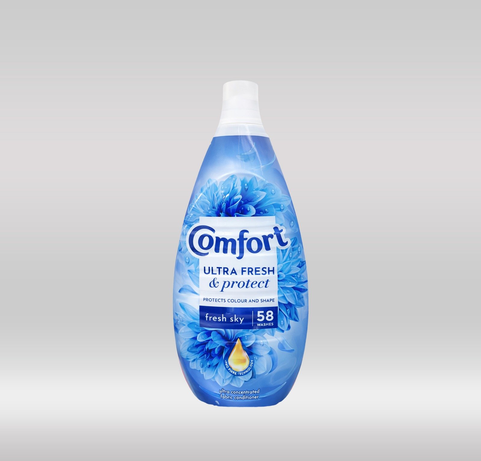 COMFORT 58W FABRIC CONDITIONER 870ML - FRESH SKY