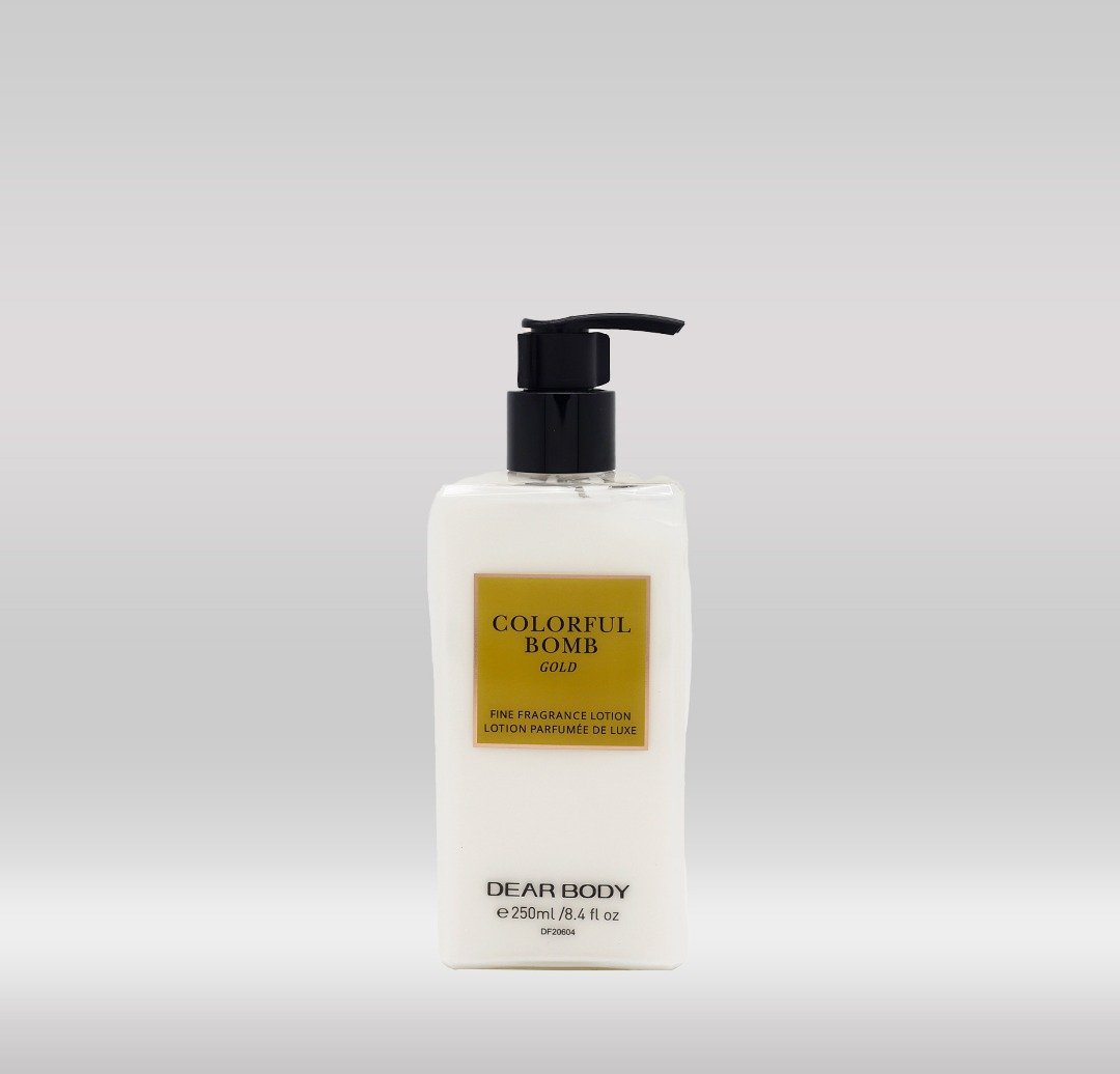 DEAR BODY LOTION 250ML - COLOURFUL BOMB GOLD 1X48