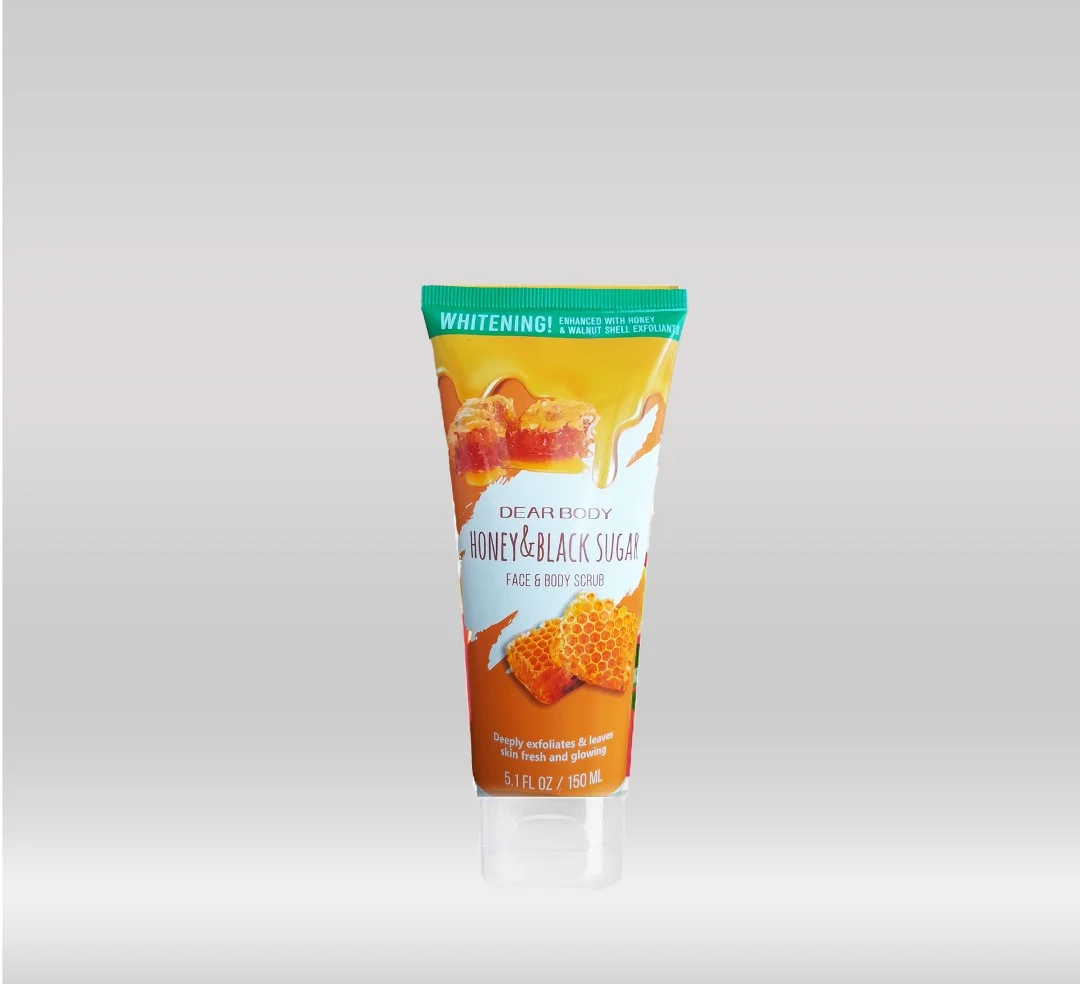 DEAR BODY FACE SCRUB 150ML - HONEY & BLACK 1X48
