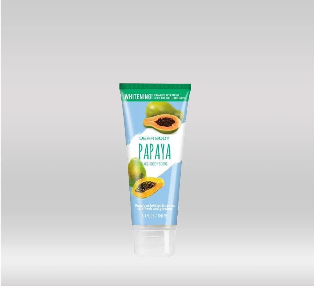 DEAR BODY FACE SCRUB 150ML - PAPAYA 1X48
