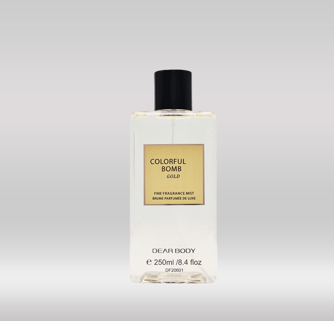 DEAR BODY COLORFUL BOMB FRAG.MIST 250ML GOLD 1X48