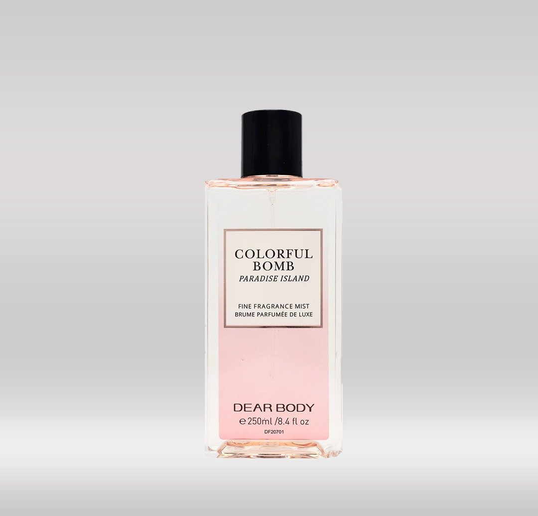 DEAR BODY COLORFUL BOMB FRAG.MIST 250ML PARADISE ISLAND 1X48