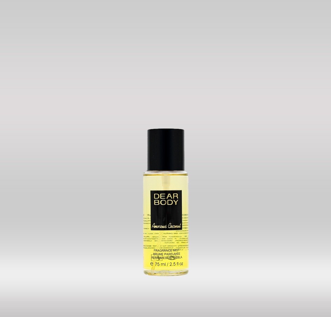 DEAR BODY FRAG MIST 75ML - AMOROUS COCONUT 1X96