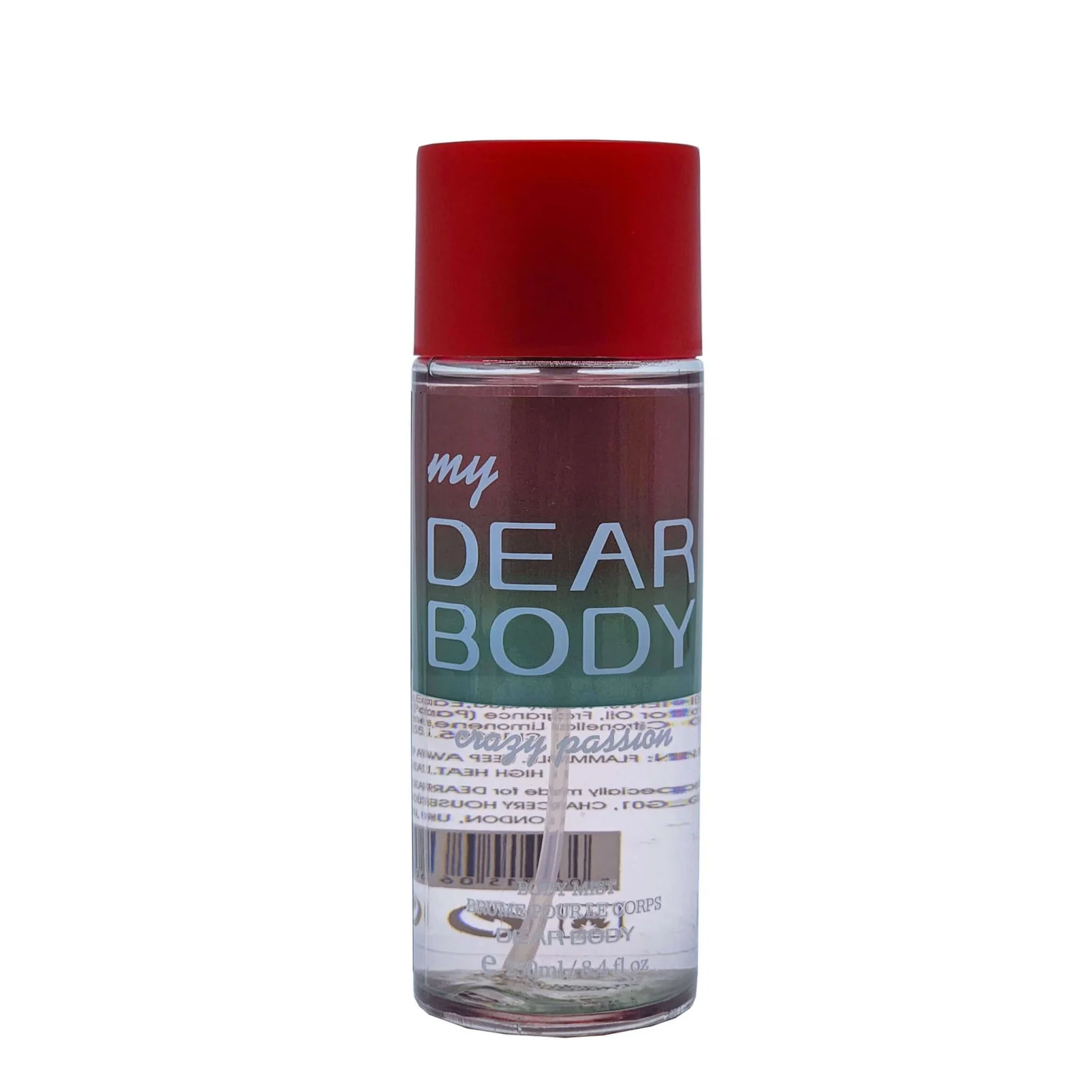 MY DEAR BODY FRAG.MIST 250ML CRAZY PASSION 1X48