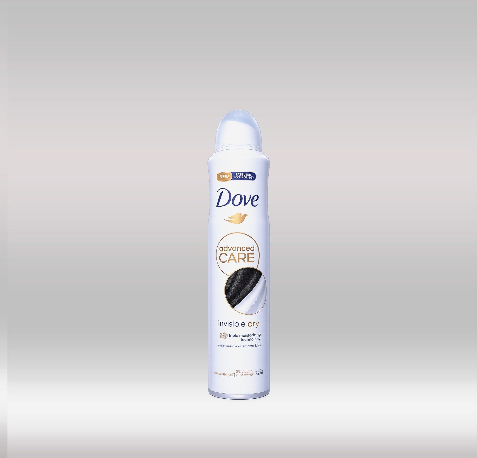 DOVE DEO SPRAY WOMEN  250ML 72HR - INVISIBLE DRY