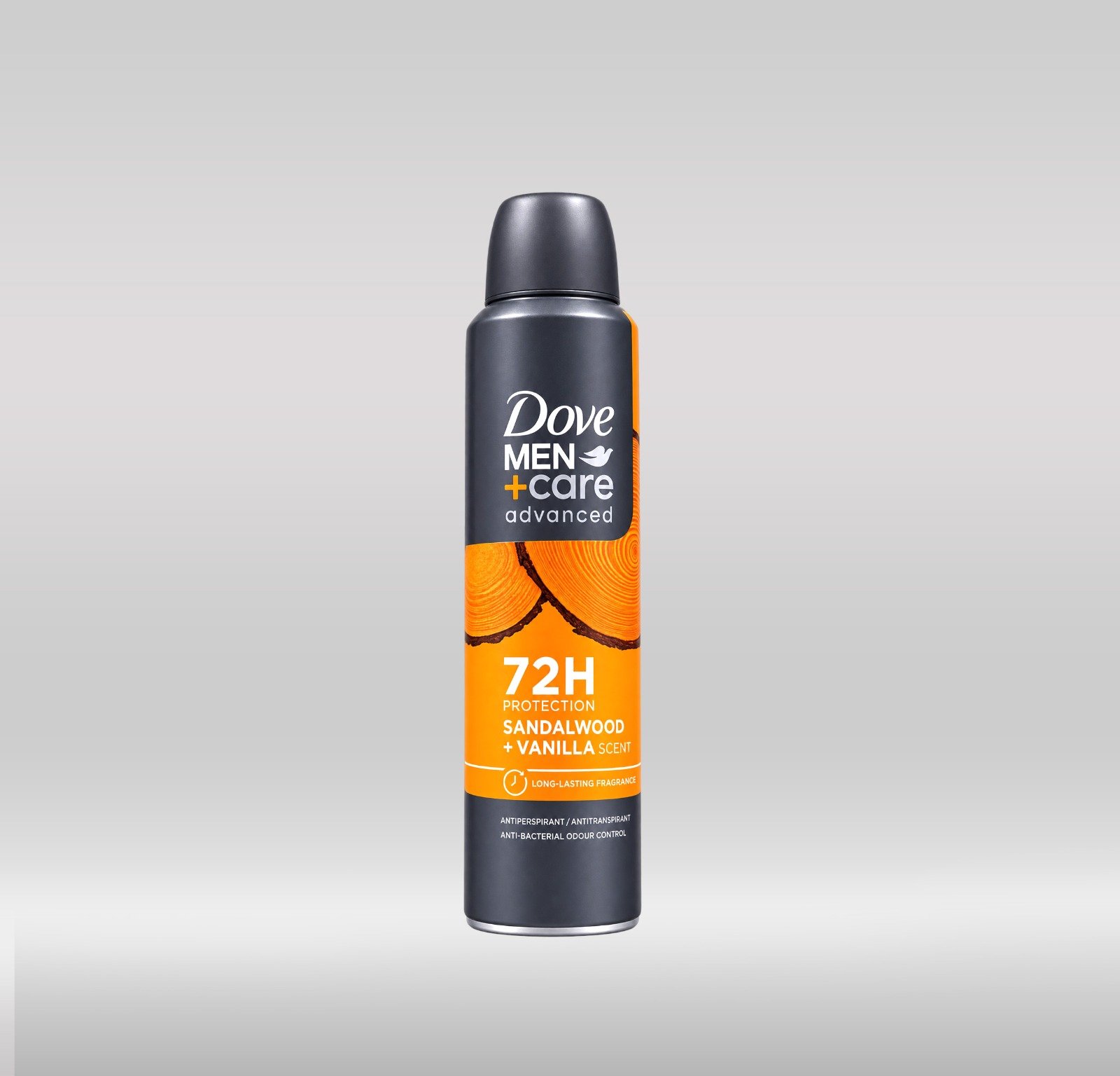 DOVE DEO SPRAY MEN 250ML 72H - SANDALWOOD 1X6