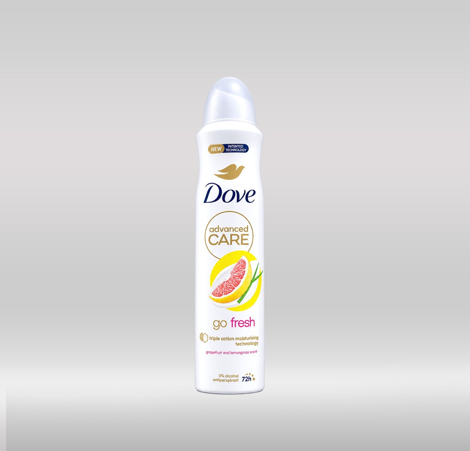 DOVE DEO SPRAY WOMEN 72H 250ML - GRAPEFRUIT 1X6