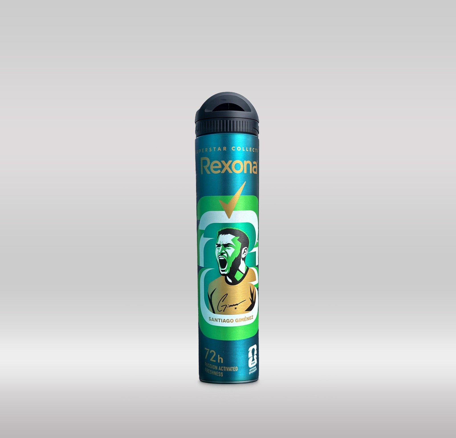 REXONA DEO SPRAY MEN 72H 200ML - GIMENEZ FIFA