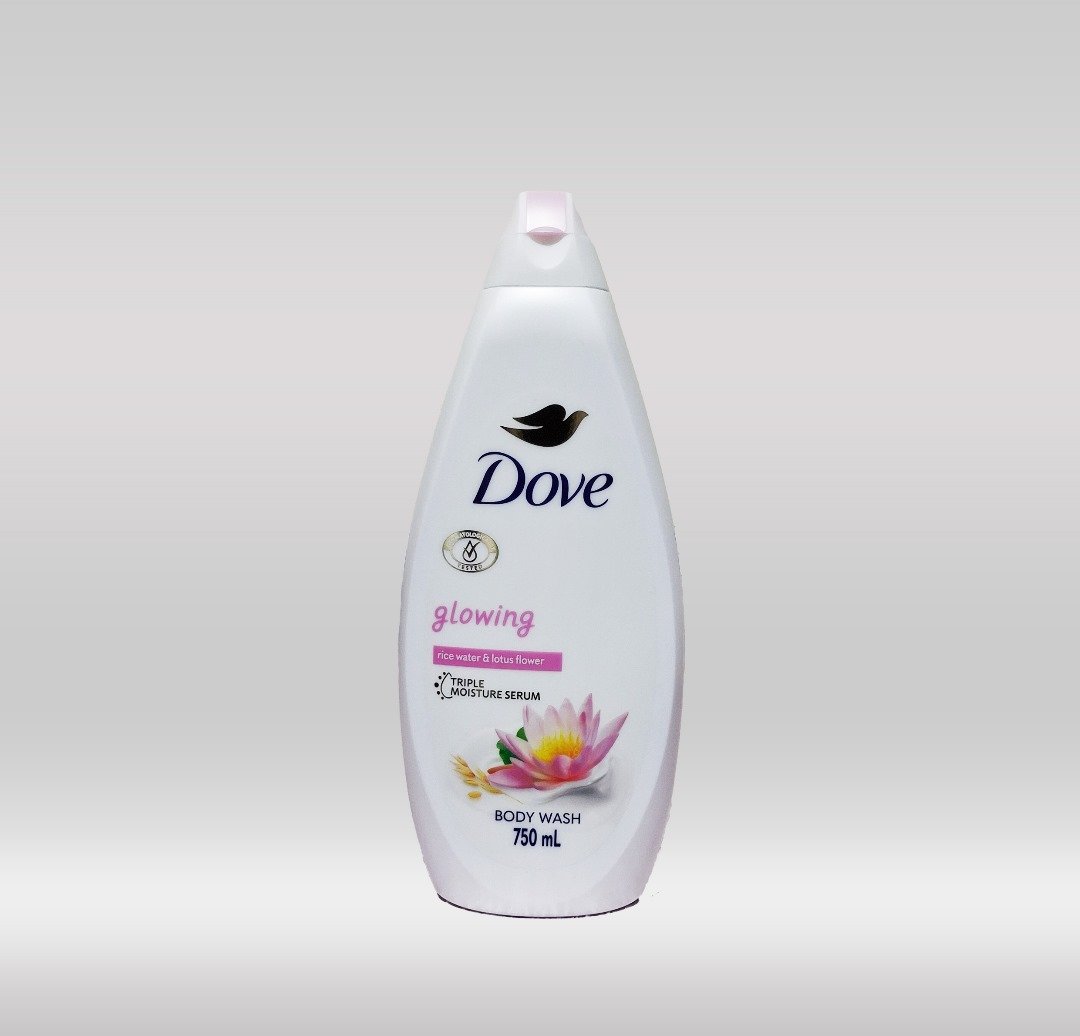 DOVE BATH GEL 750ML- GLOWING 1X16