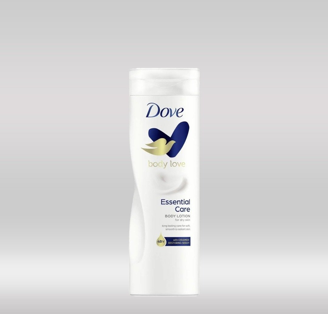 DOVE BODY LOTION 400ML - ESSENTIAL DRY MILK 1X12