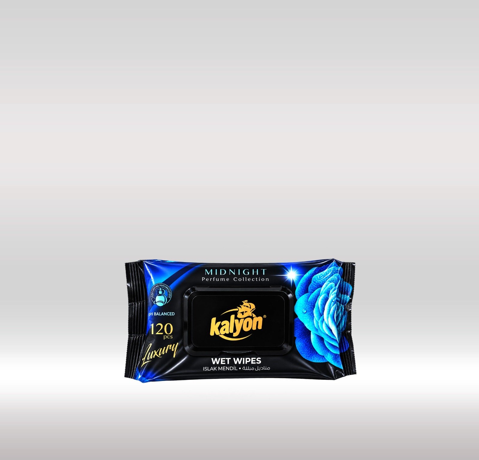 KALYON WET WIPES MIDNIGHT 120S 1X12