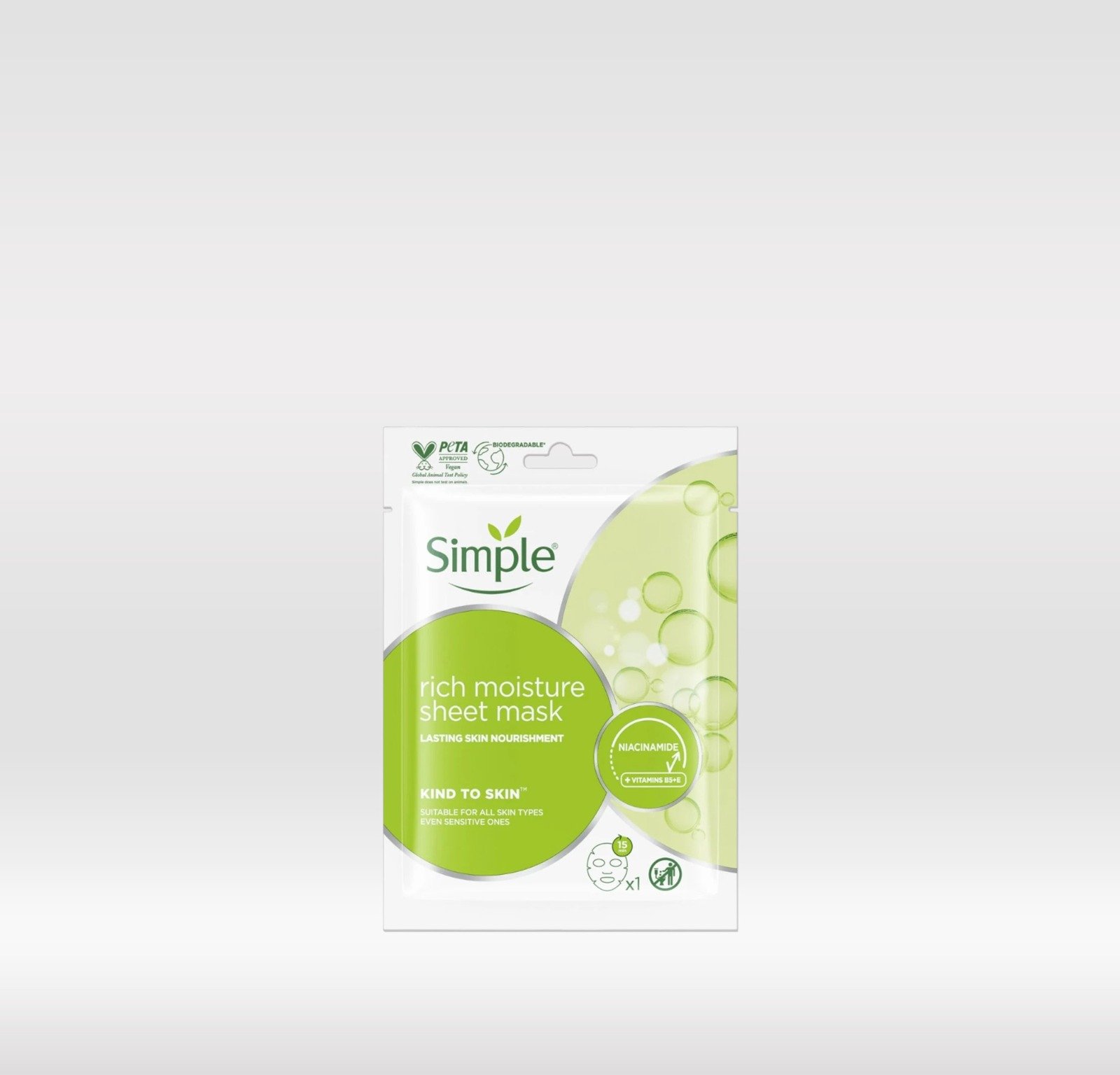 SIMPLE FACE MASK 21ML - RICH MOISTURE 1X20
