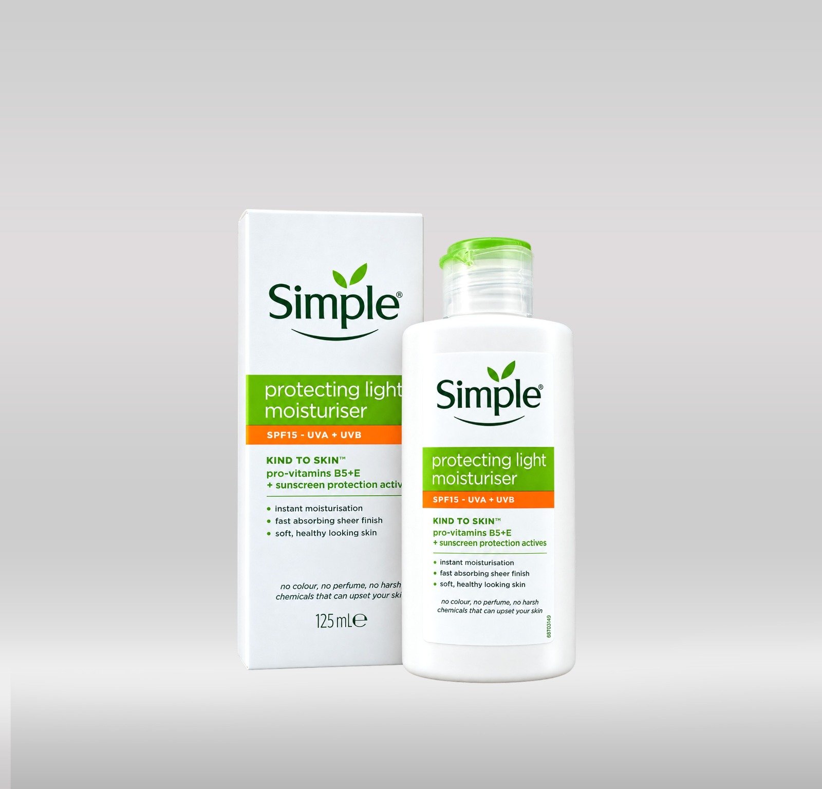 SIMPLE MOISTURIZER PROTECT SPF15 125ML 1X6