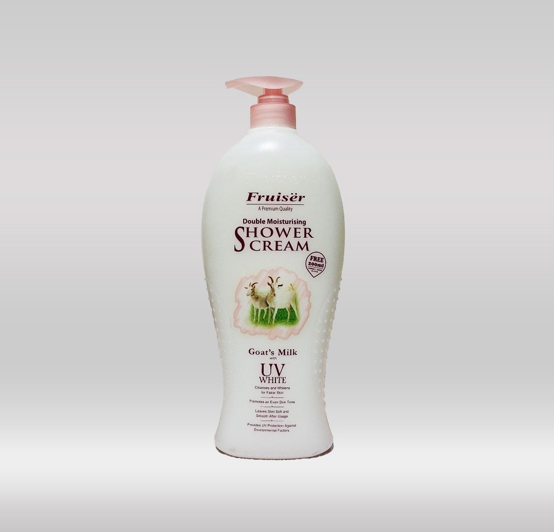 FRUISER SHOWER CREAM WITH GOAT MILK 1000ML 1X12
