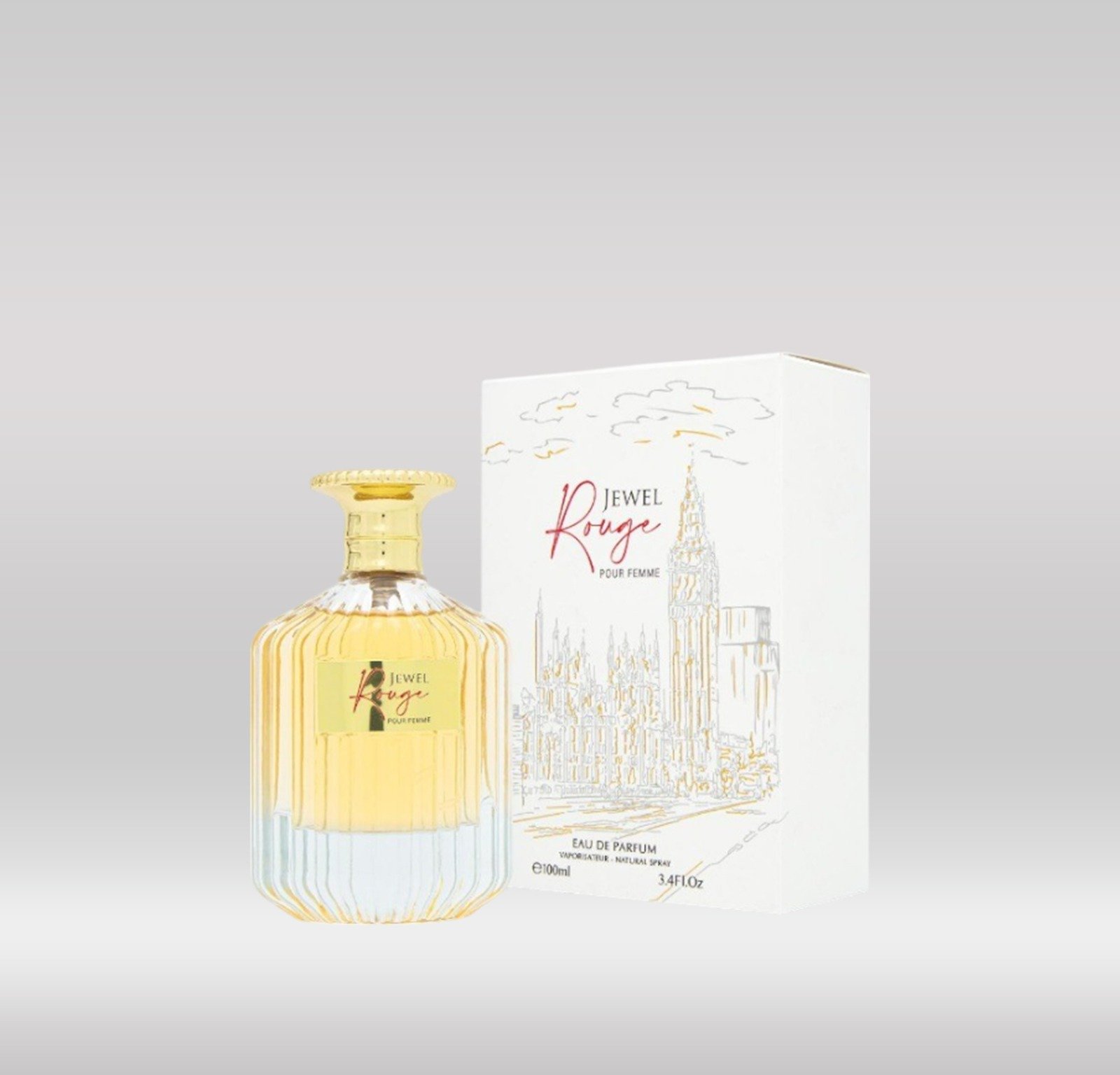 GRANDEUR PERFUME 100ML - JEWEL ROUGE FEMME 1X48
