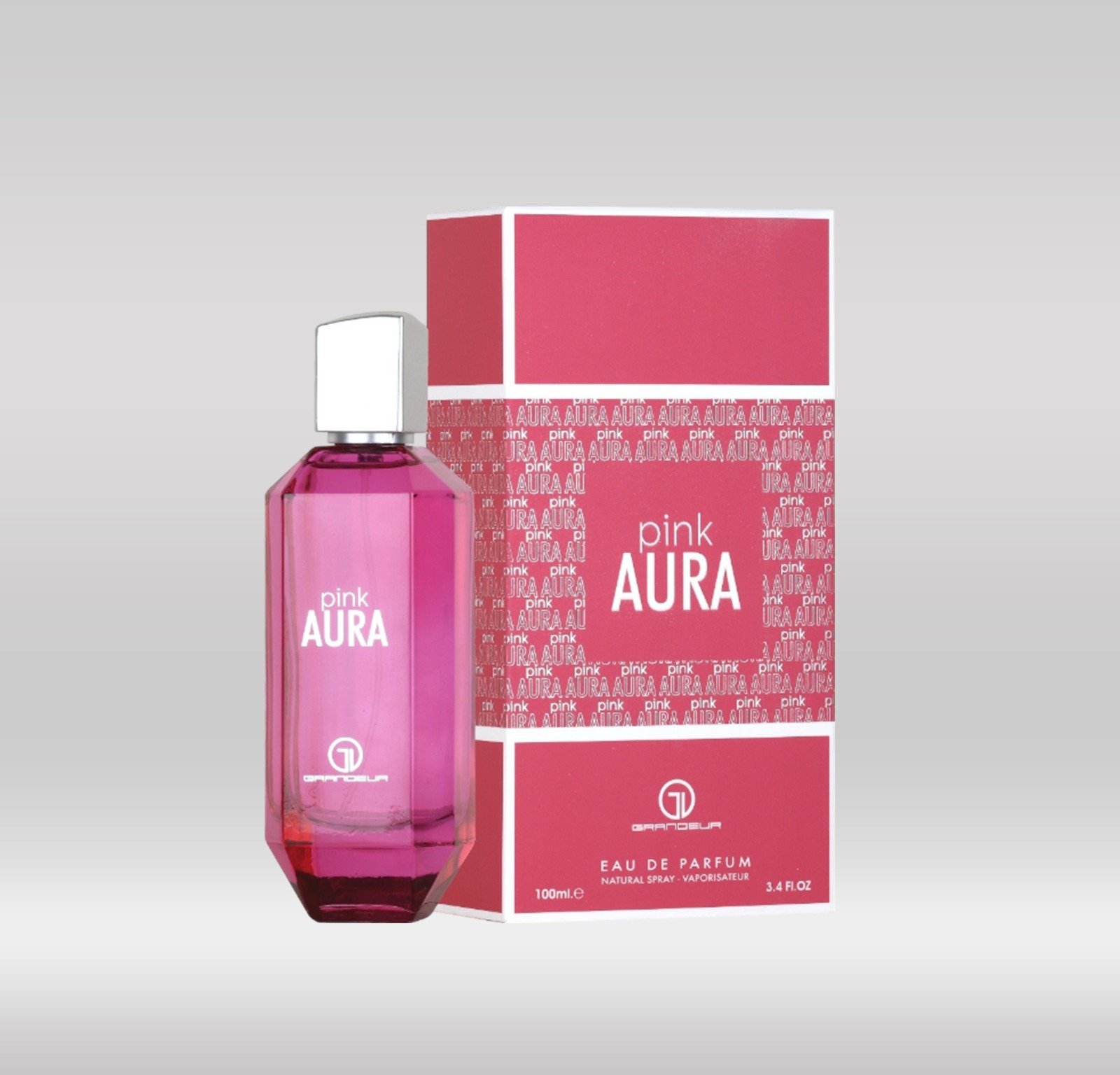GRANDEUR PERFUME 100ML - PINK AURA 1X48