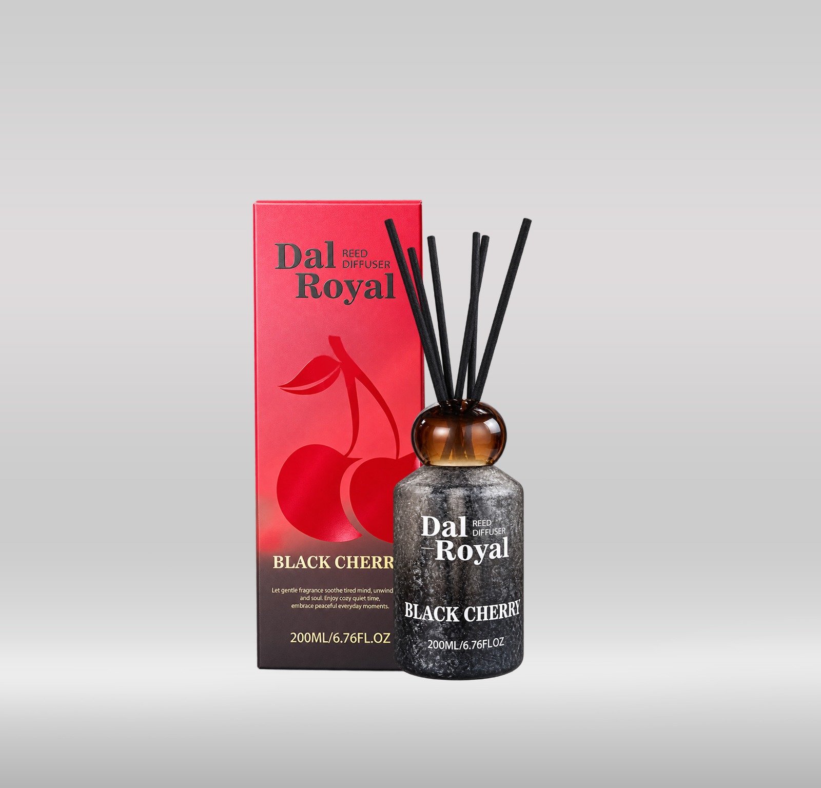 DAL ROYAL DIFFUSER 200ML 04 - BLACK CHERRY