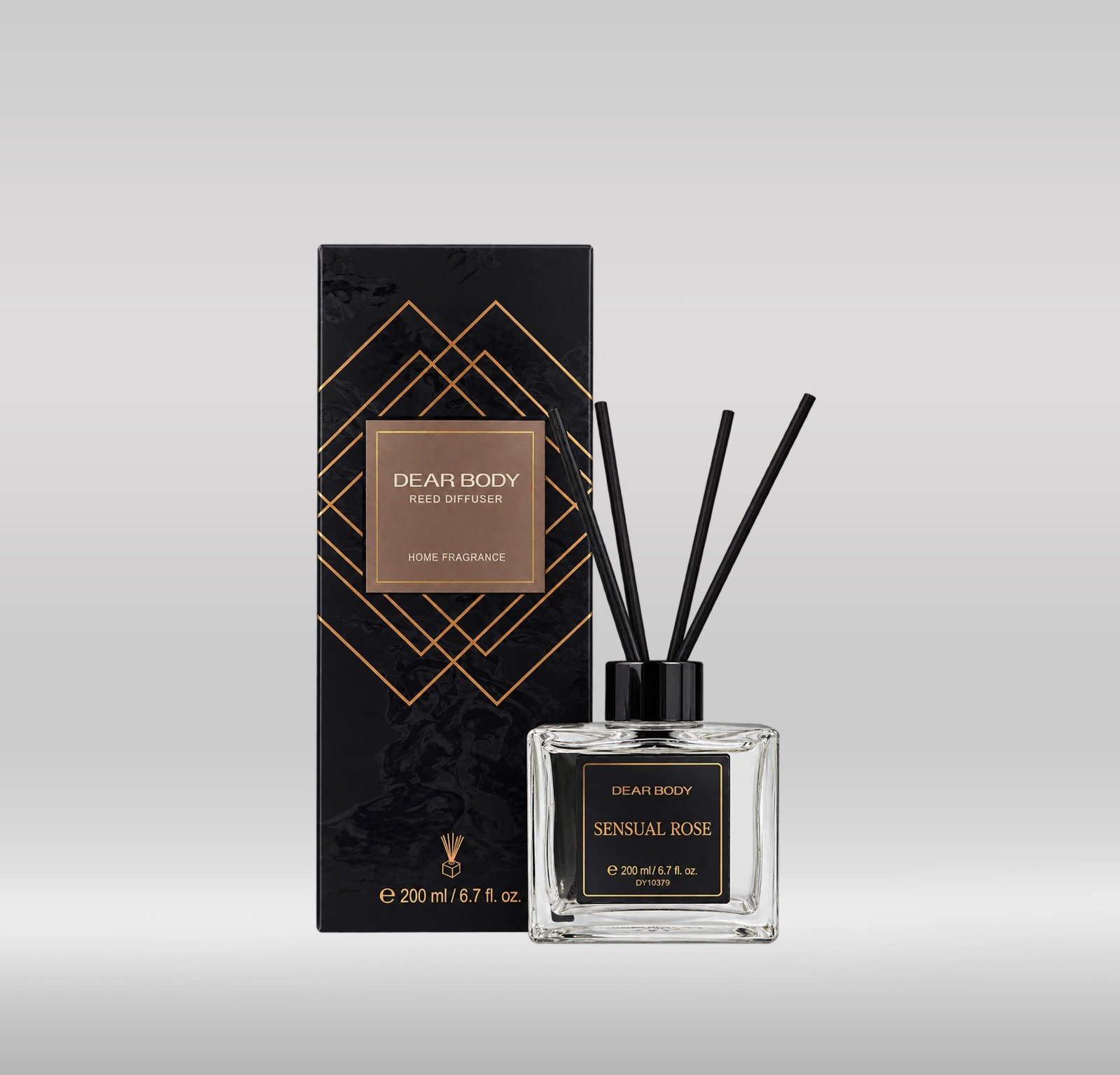 DEAR BODY REED DIFFUSER 200ML - SENSUAL ROSE 1X24